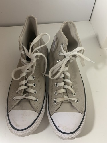 Converse leder sneaker beige - leder,